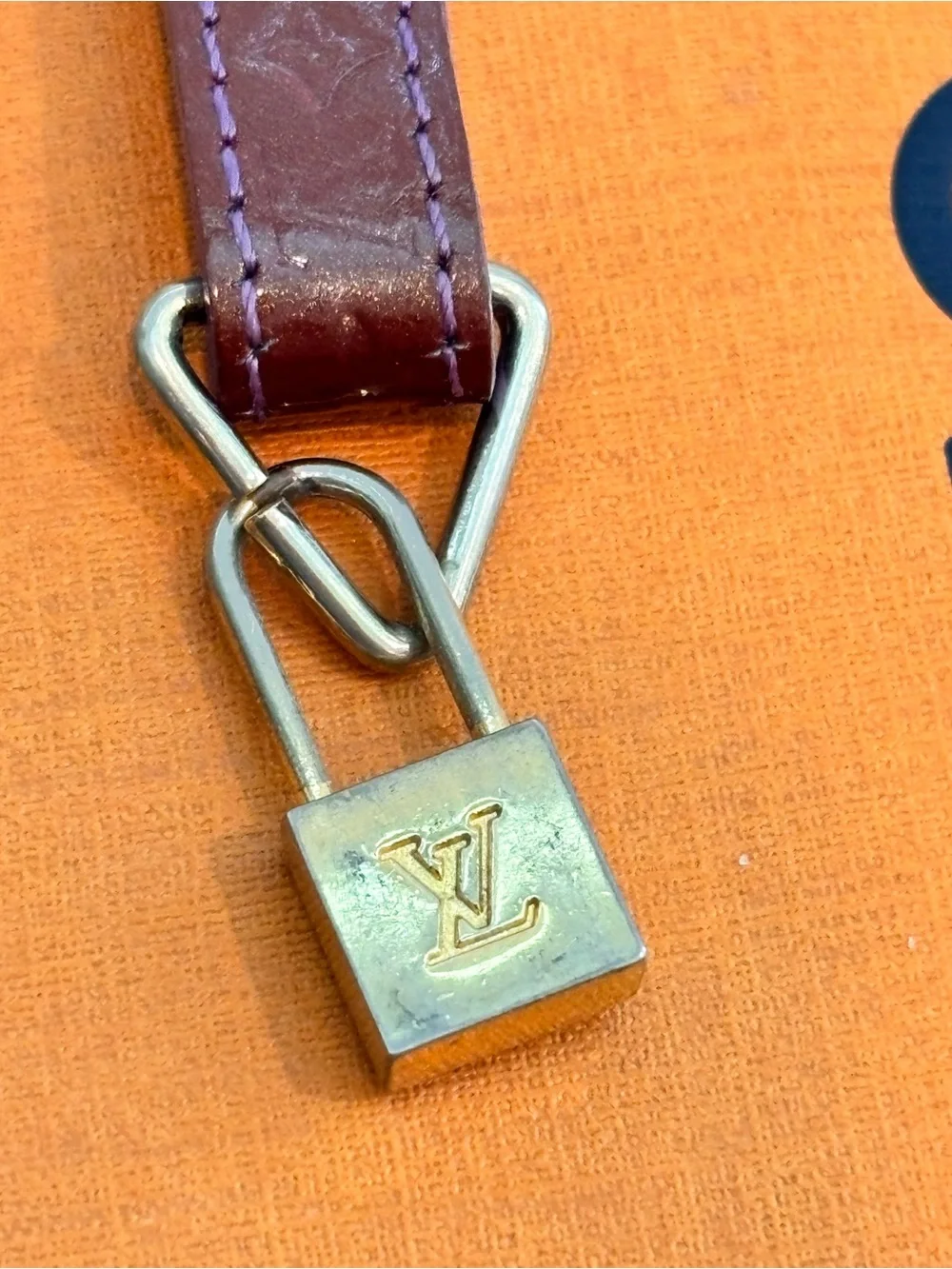 Louis Vuitton Vintage Monogram Vernis Dragonne Telephones Phone Strap/ Bag Charm